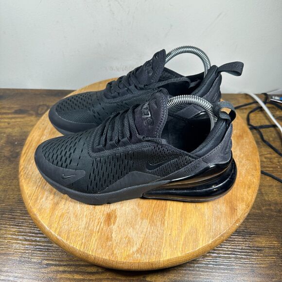 Nike Air Max 270 Women's Size 8 Black White Shoe Sneakers AH6789-006 - Picture 3 of 9